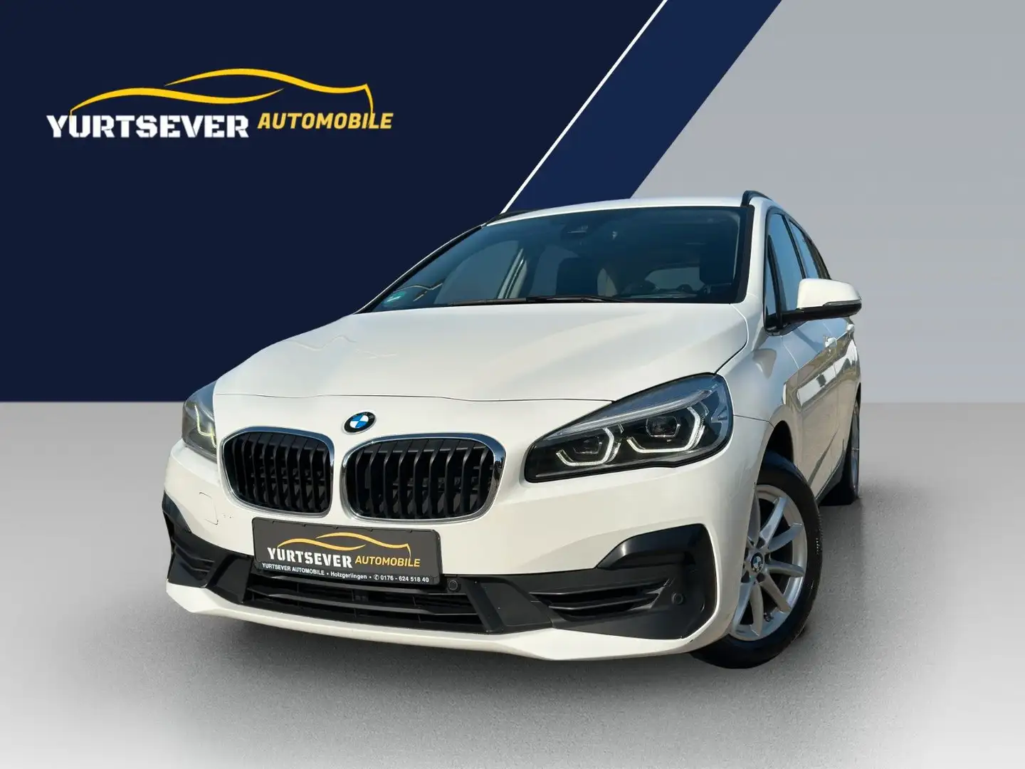 BMW 218 i Gran Tourer*LED*PDC*EFH*8-FACH*ALU*NAVI* Weiß - 1