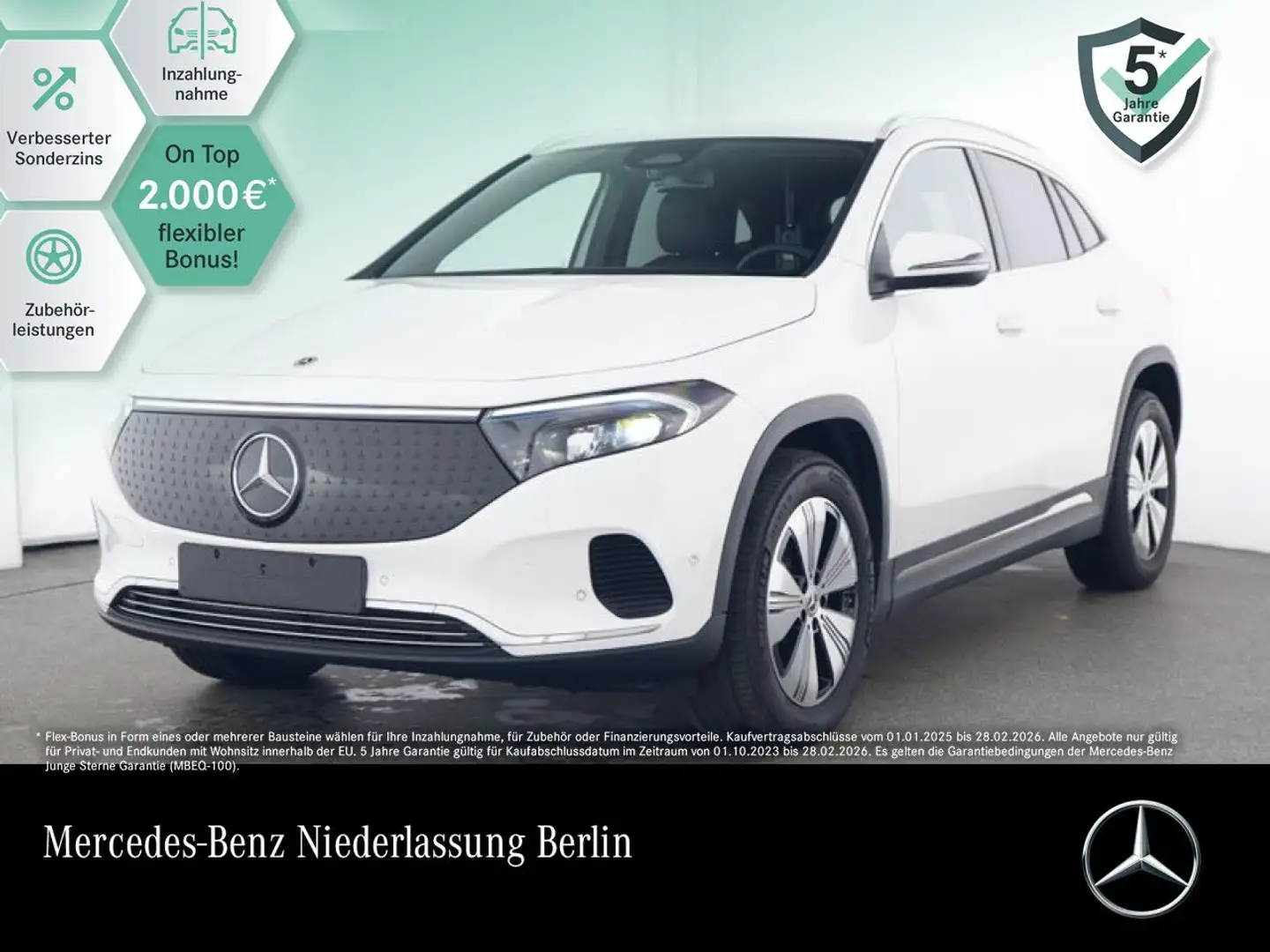 Mercedes-Benz EQA 250 PROG+ADVANCED+KAMERA+SPUR Weiß - 1