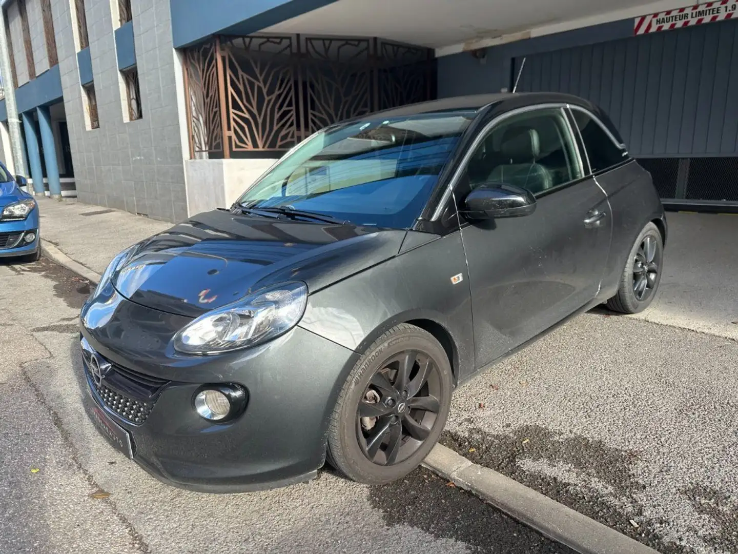 Opel Adam 1.4 Twinport 87 ch S/S Black Edition Apple Carplay Gris - 1