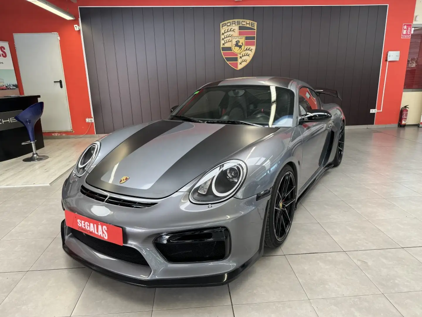 Porsche Cayman S Aut. Gris - 1