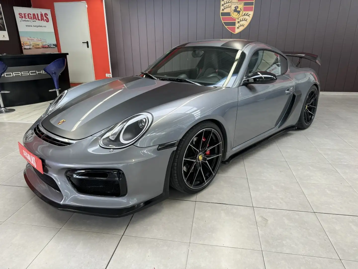 Porsche Cayman S Aut. Gris - 2