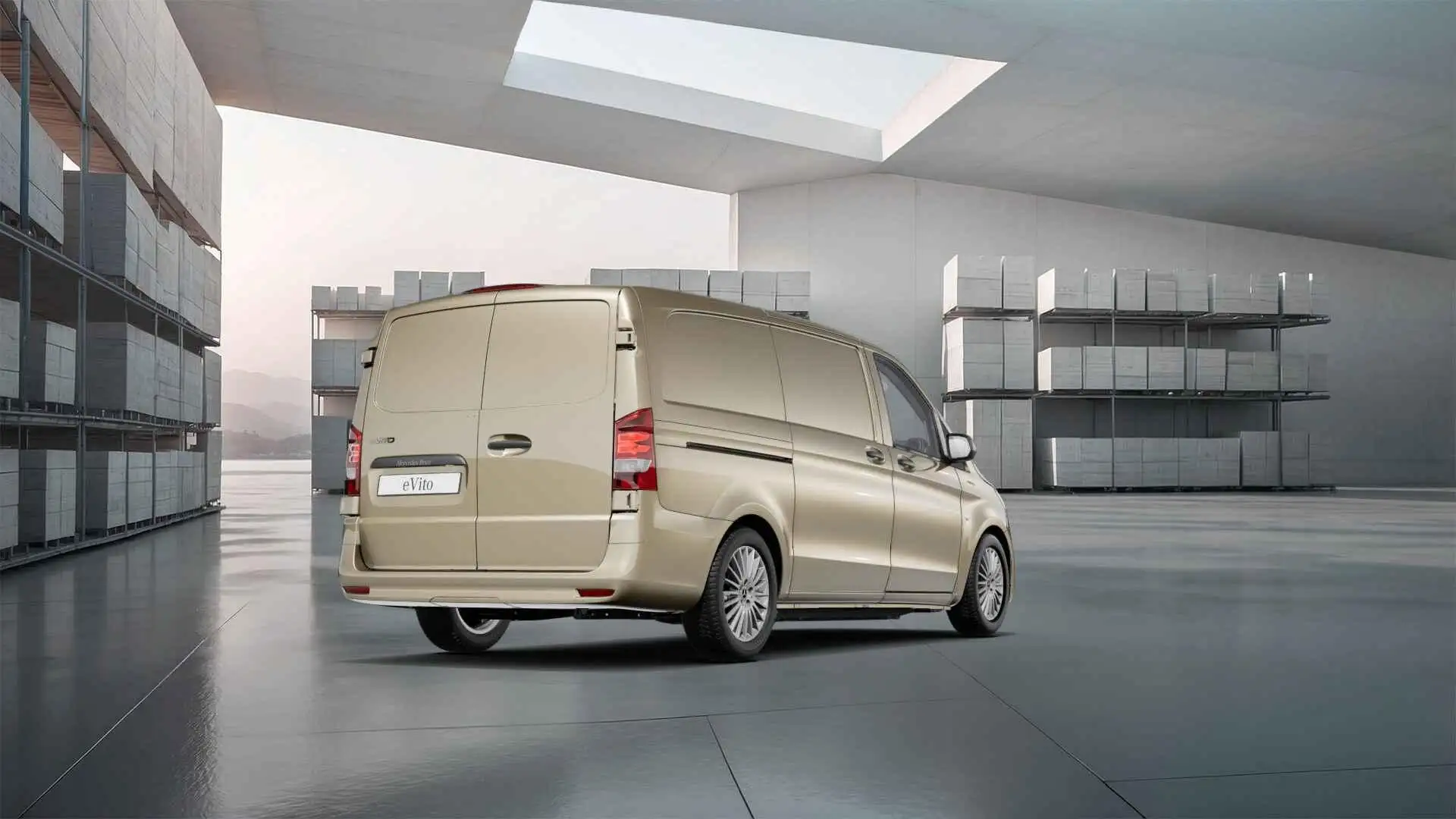 Mercedes-Benz Vito eVito 112 L2 66 kWh | Nieuwe kleur Kalaharigold | Zlatá - 2