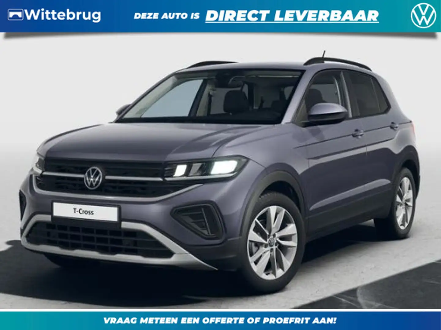 Volkswagen T-Cross 1.0 TSI Life Edition Grijs - 1