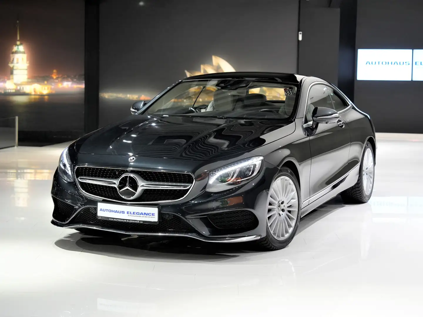 Mercedes-Benz S 560 4Matic*SWAROVSKI-LED*BURM*ABGAS*LUFT*MASSAGE Negru - 1
