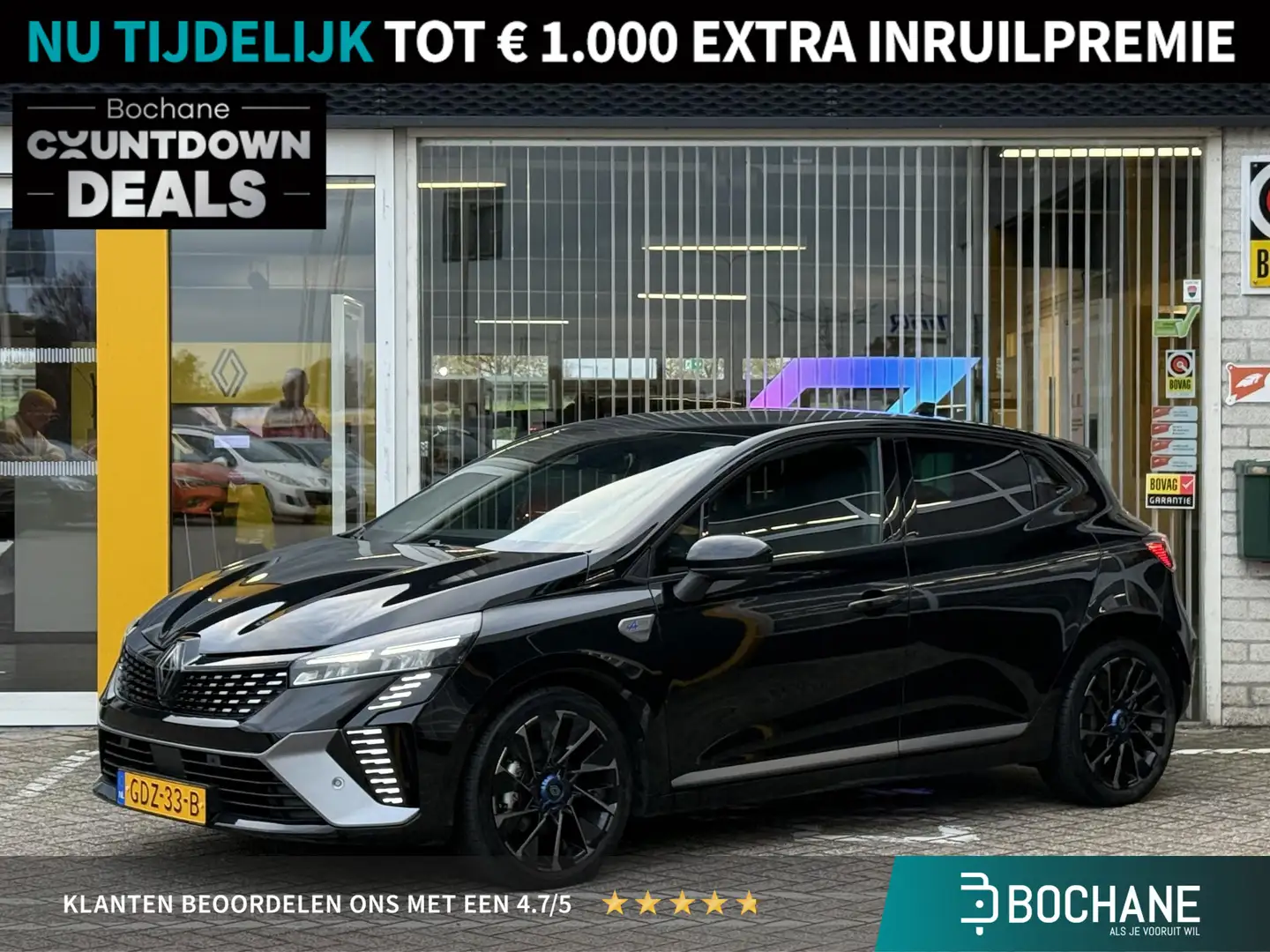 Renault Clio 1.6 E-Tech Full Hybrid 145 esprit Alpine | NAP | B Noir - 1