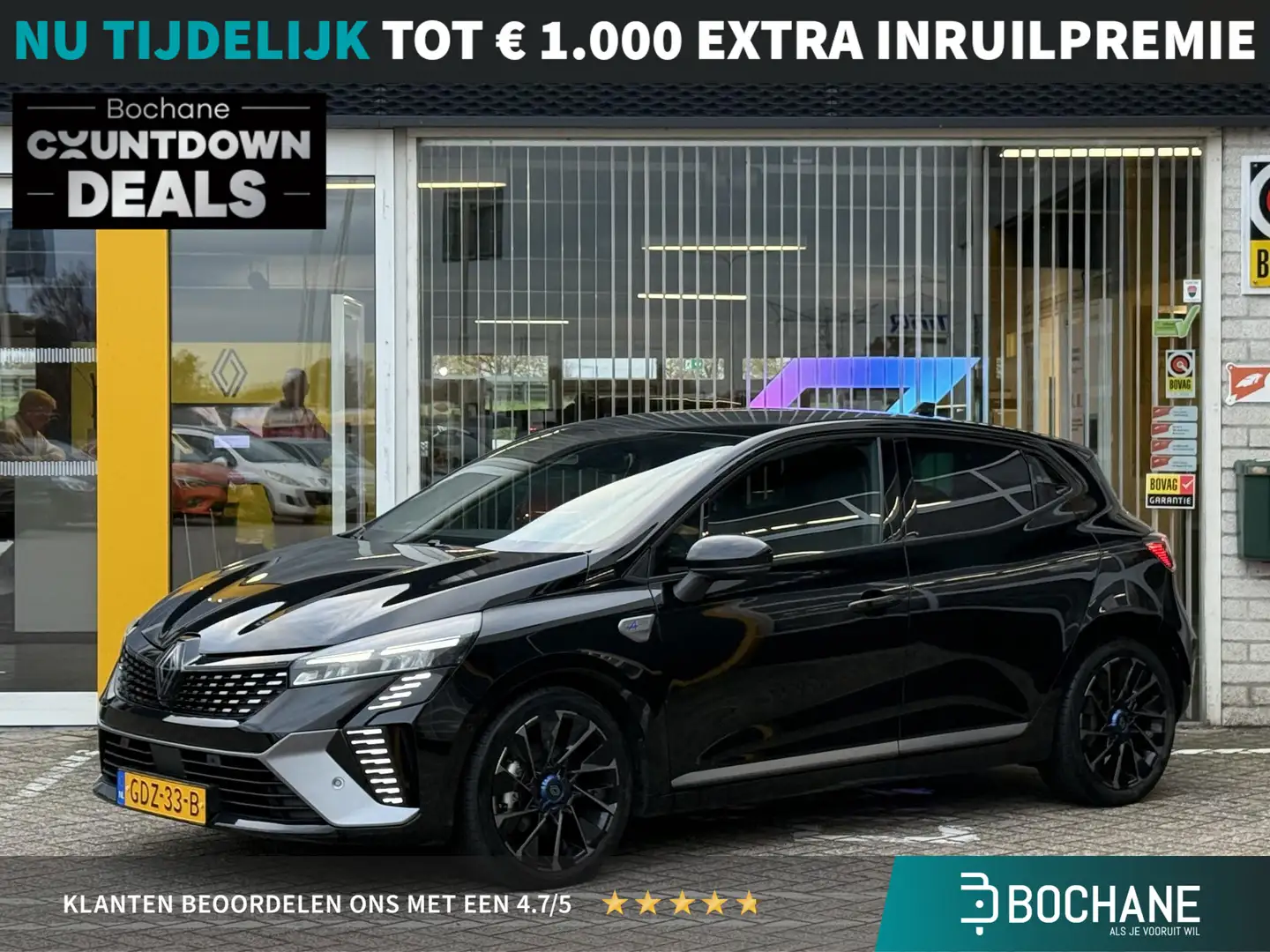 Renault Clio 1.6 E-Tech Full Hybrid 145 esprit Alpine | NAP | B Noir - 1