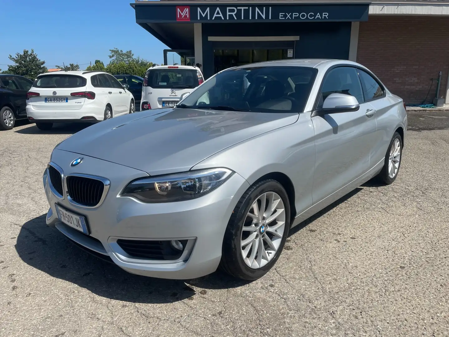BMW 220 220d Coupé Advantage Grijs - 1