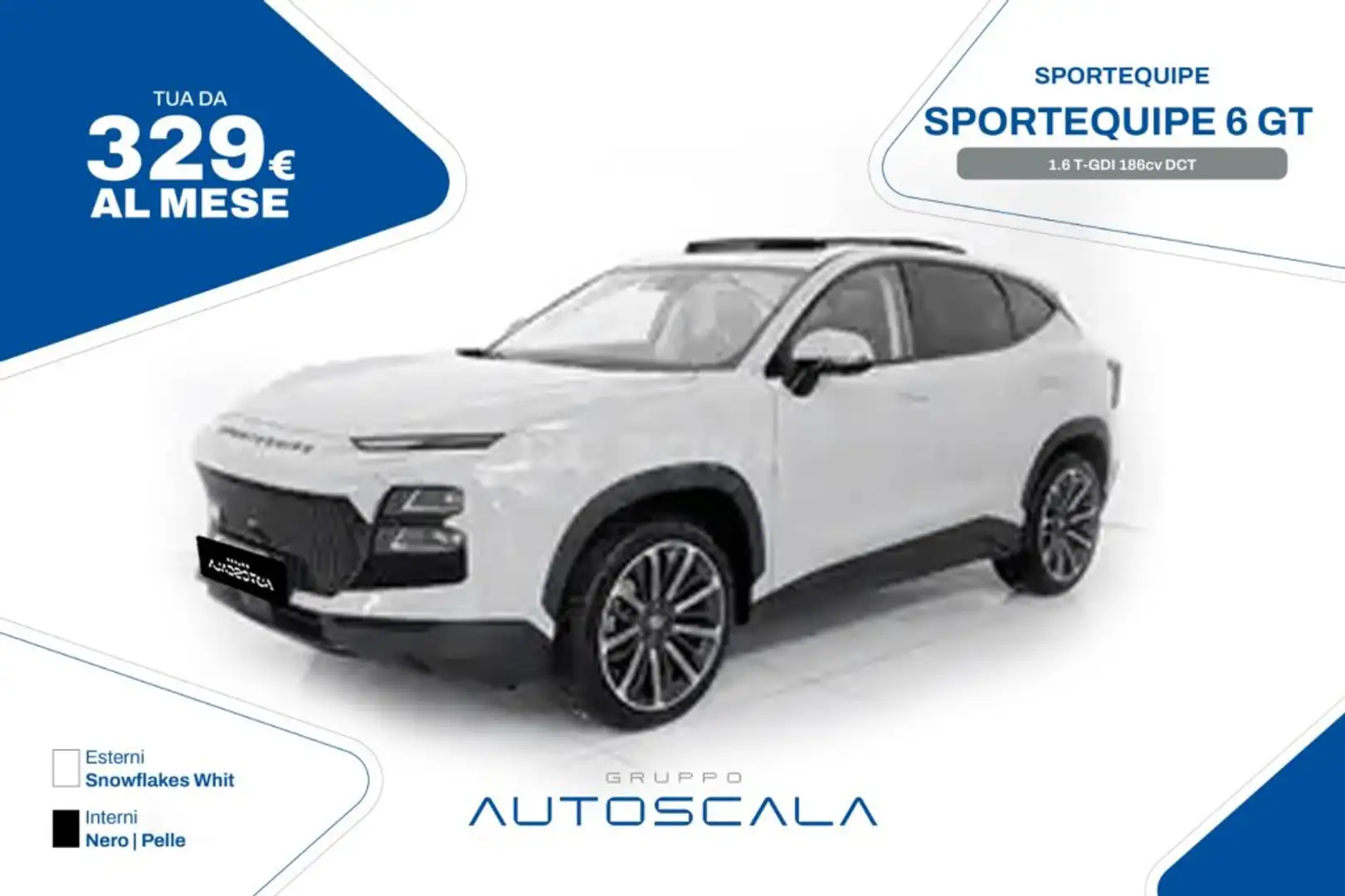 Sportequipe Sportequipe 6 GT 1.6 T-GDI 186cv DCT White - 1