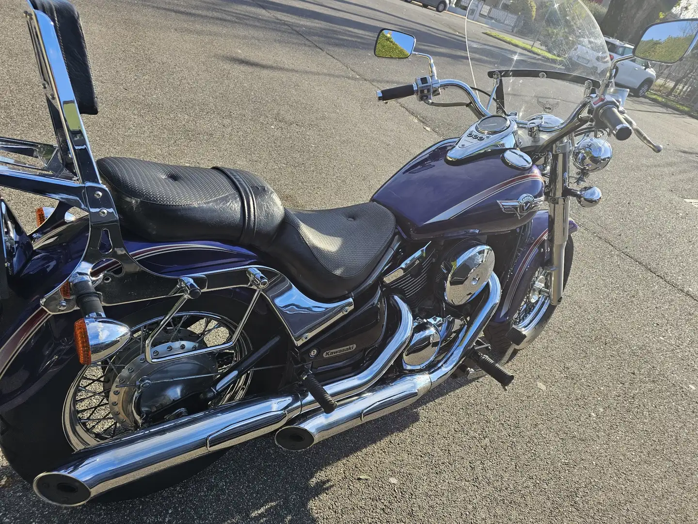 Kawasaki VN 800 custom Albastru - 2