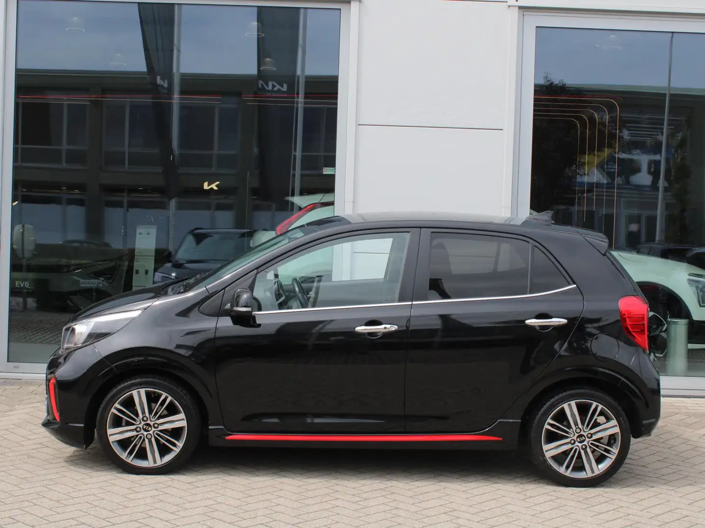 Kia Picanto 1.0 T-GDI GT-Line | Nederlandse Kia dealer onderho Zwart - 2