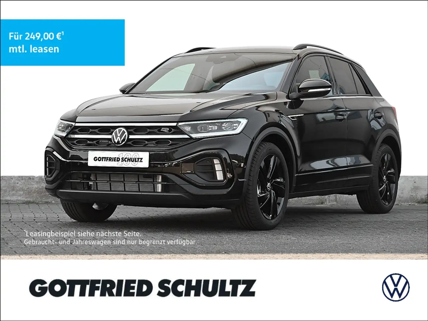 Volkswagen T-Roc R-Line 1.5 TSI DSG AHK+Kamera+Navi Schwarz - 1