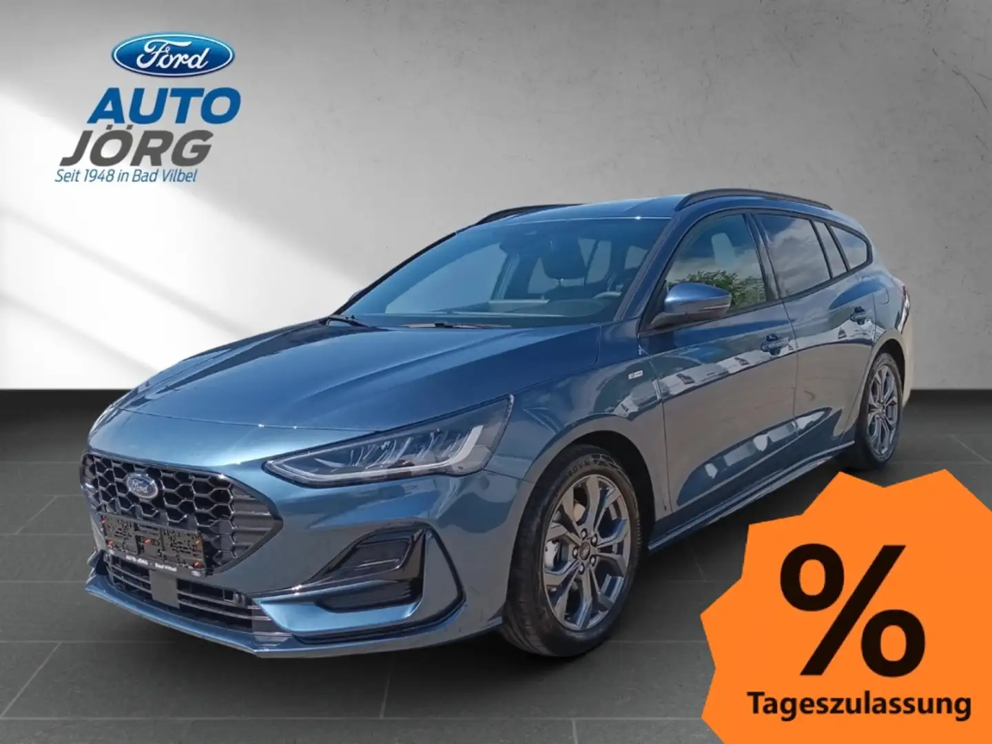 Ford Focus Turnier ST-Line X 1.0 EcoBoost Mild-Hybrid EU6d Blu/Azzurro - 1