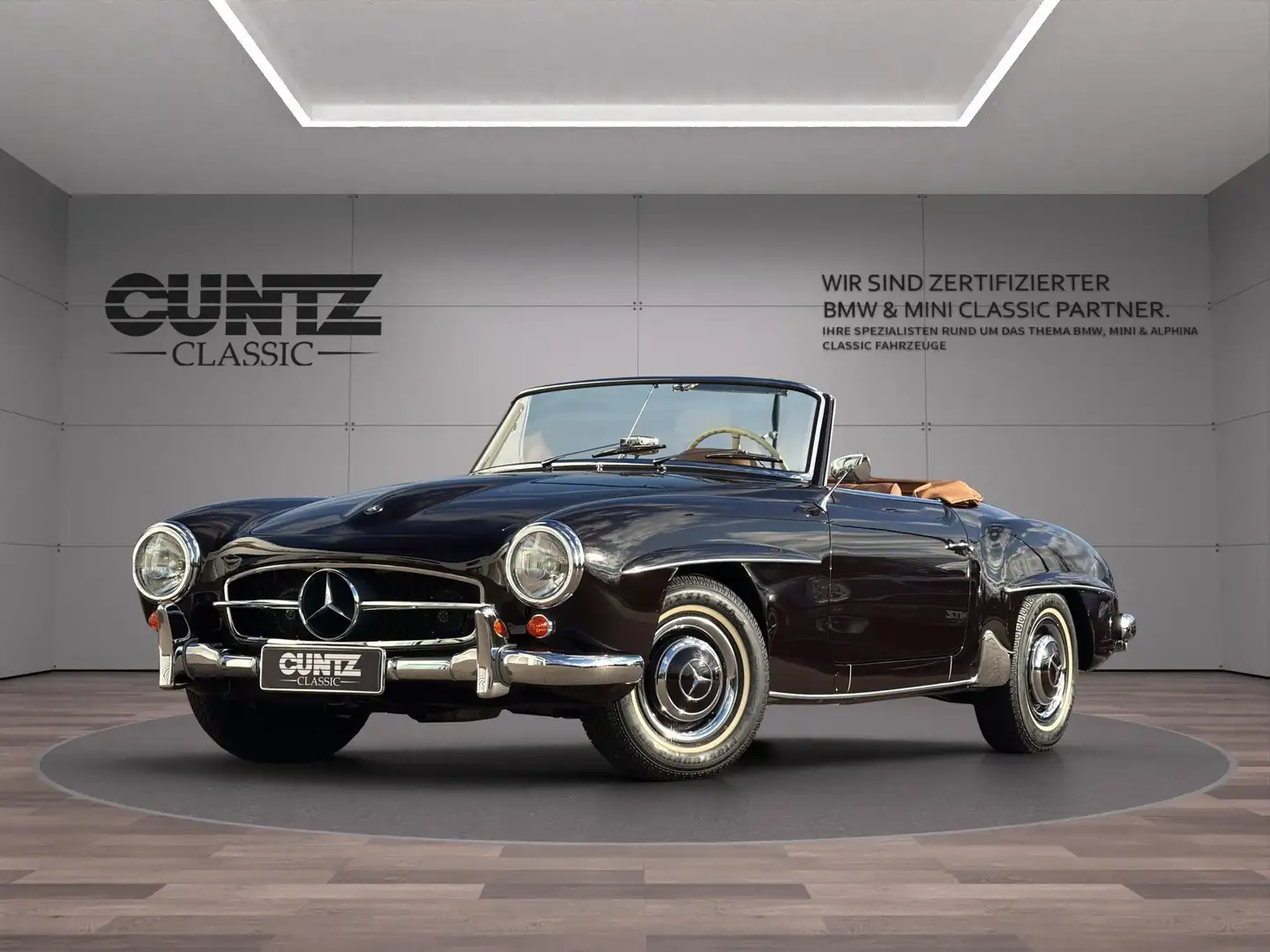 Mercedes-Benz 190 SL Cabriolet ++ 1A ZUSTAND ++ SELTENE FARBKOMBI Brown - 2