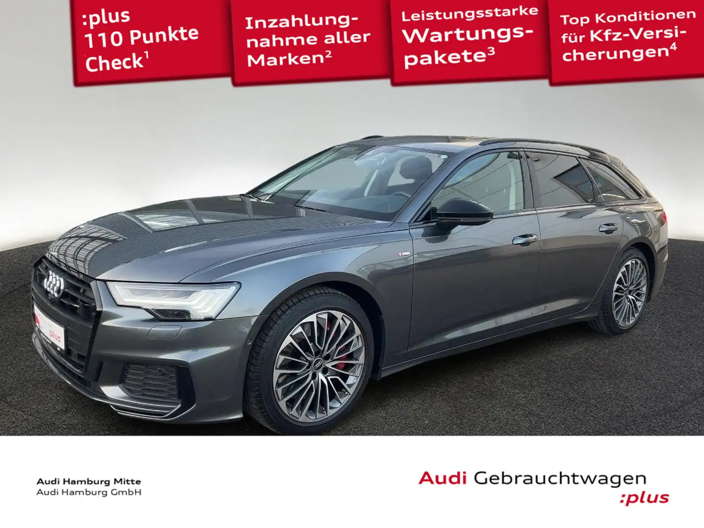 Audi A6 55 TFSI e sport quattro S tronic Matrix Grau - 1