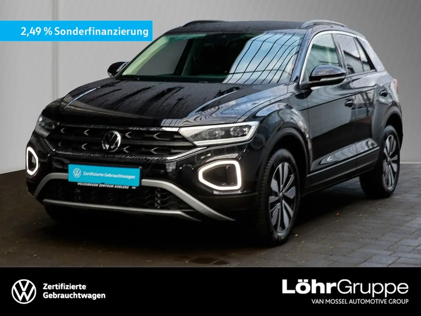 Volkswagen T-Roc 2.0 TDI DSG Goal AHK/Navi/RFK Schwarz - 1