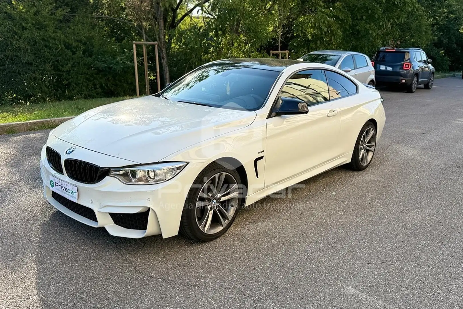 BMW 420 420d Coupé Msport Bianco - 1