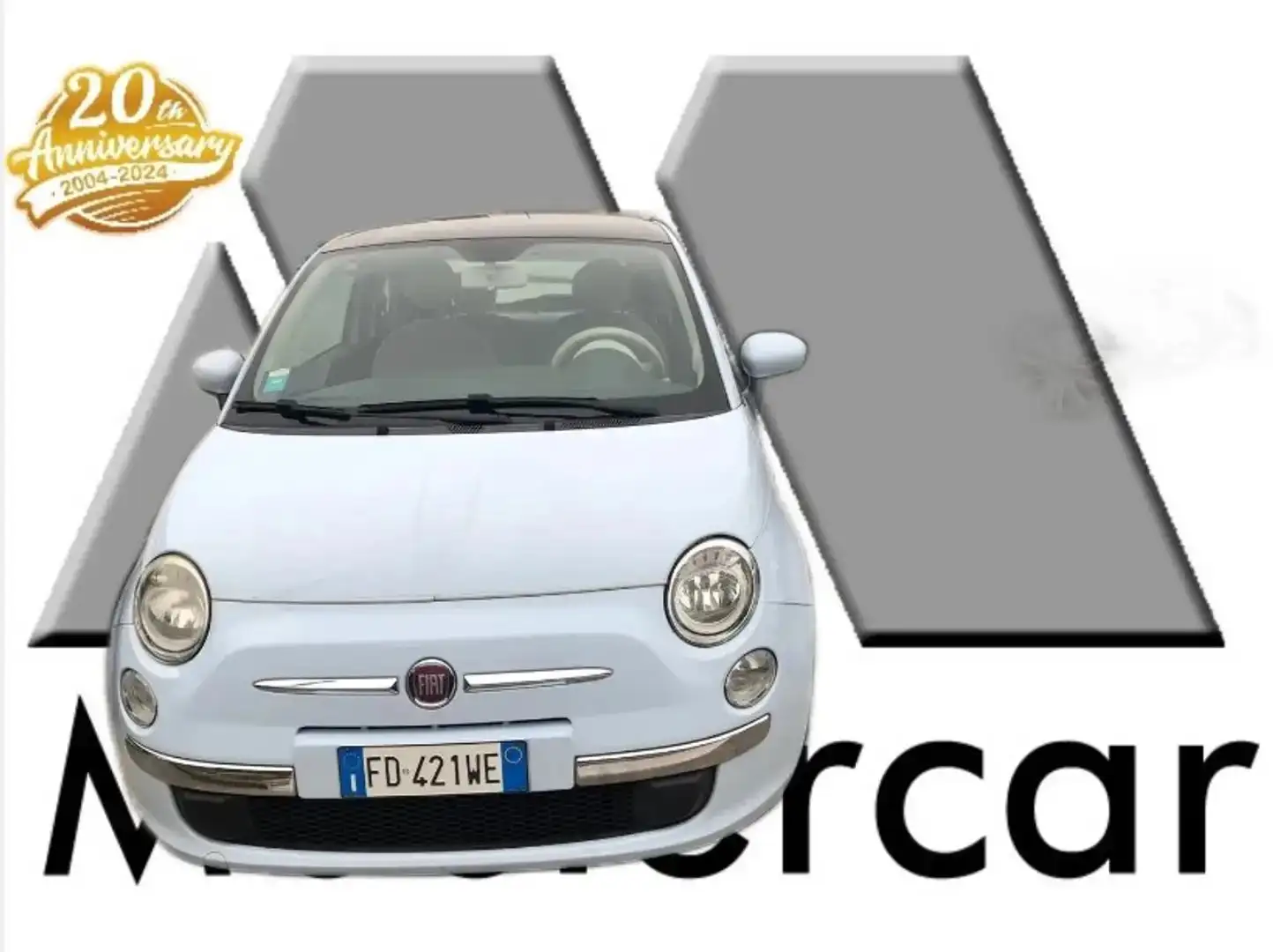 Fiat 500 500 1.3 mjt 16v Lounge 75cv Neopatentati FD421WE Blu/Azzurro - 1