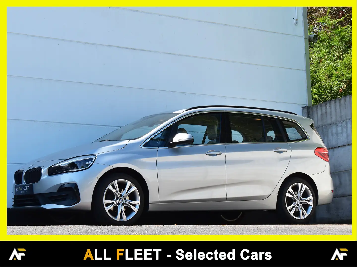 BMW 216 FACELIFT - 7 places - LED, Cuir, Navi, Automatique Zilver - 1