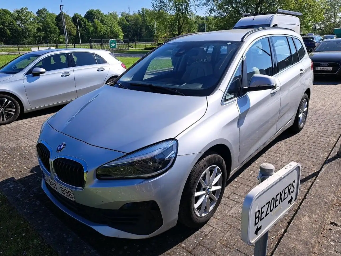 BMW 216 FACELIFT - 7 places - LED, Cuir, Navi, Automatique Zilver - 2