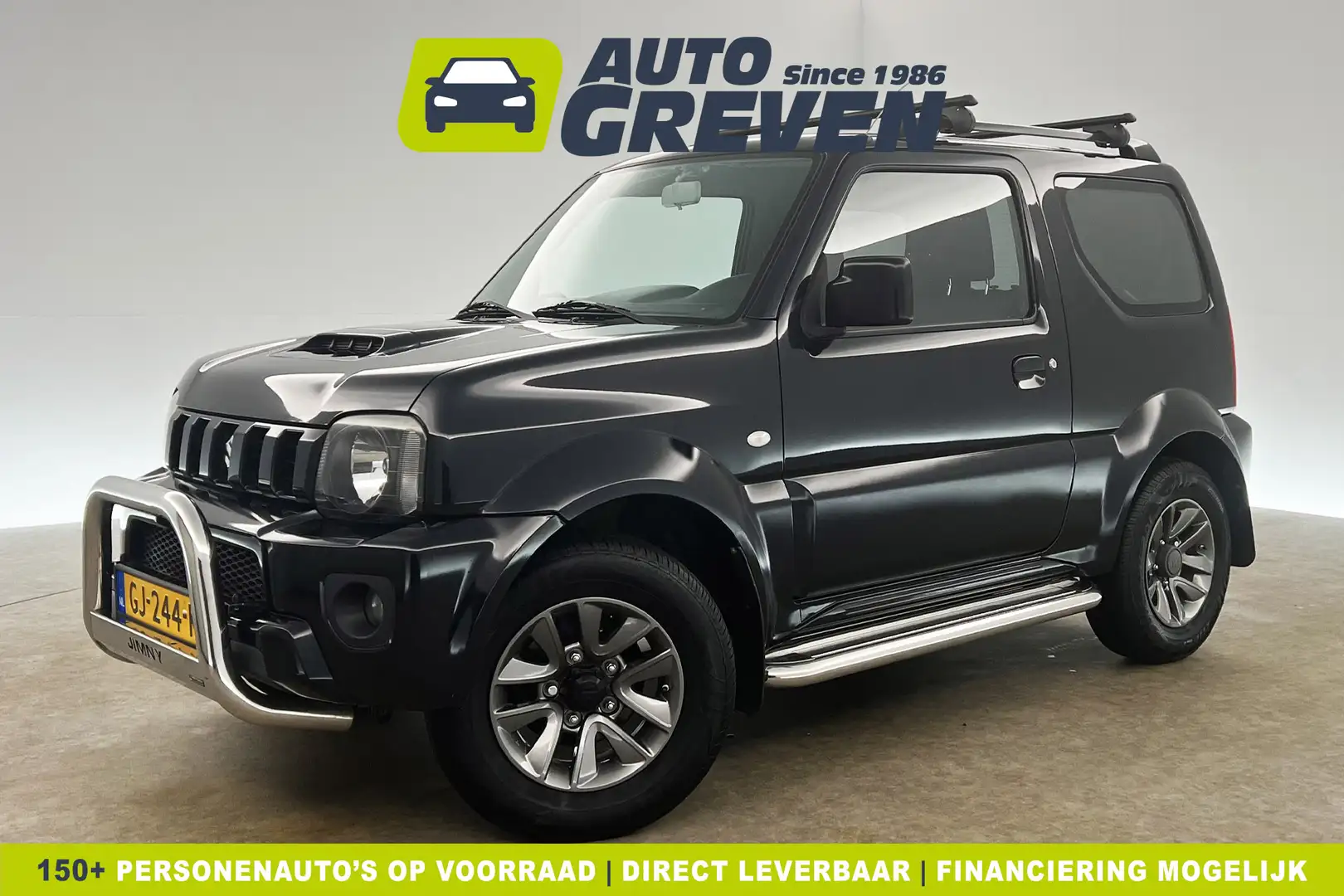 Suzuki Jimny 1.3 Exclusive 4x4 AWD Airco Trekhaak 15"LMV Stoelv Zwart - 1