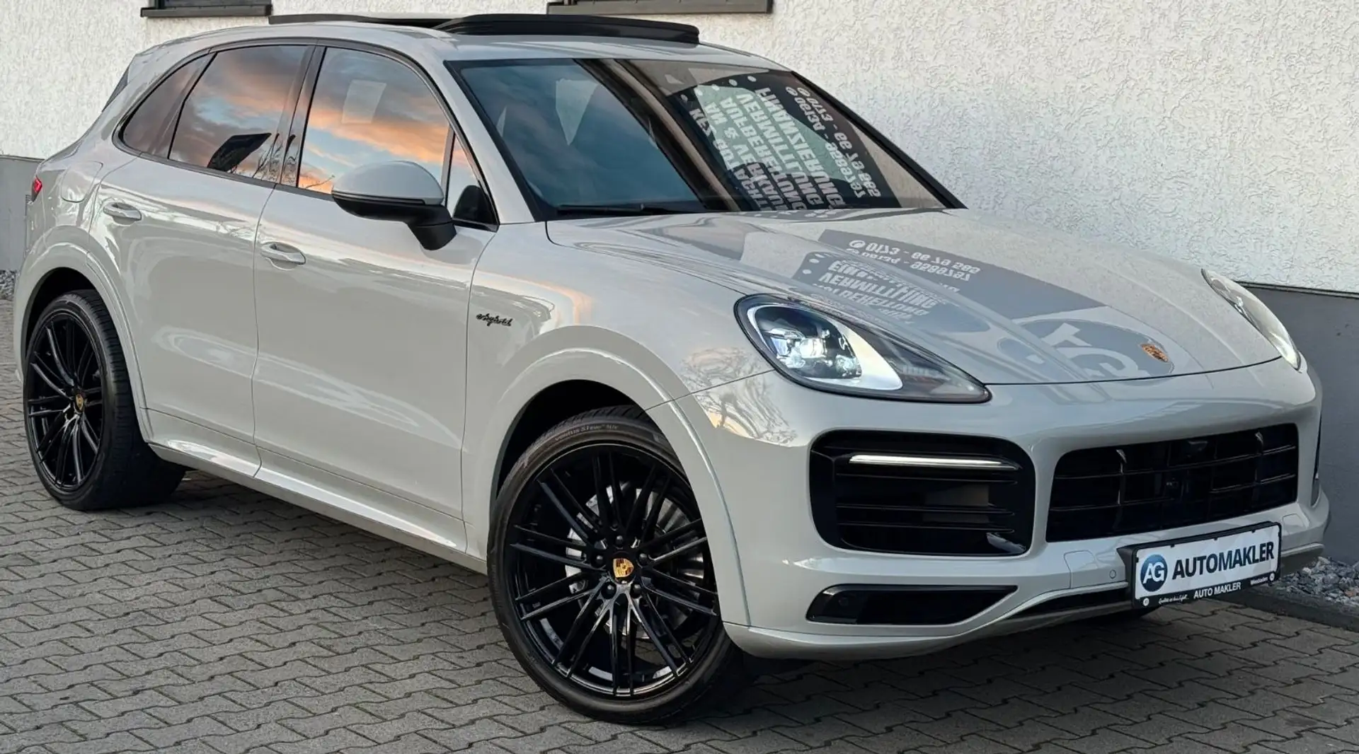 Porsche Cayenne E-Hybrid Platinum Edition Approved Gris - 1