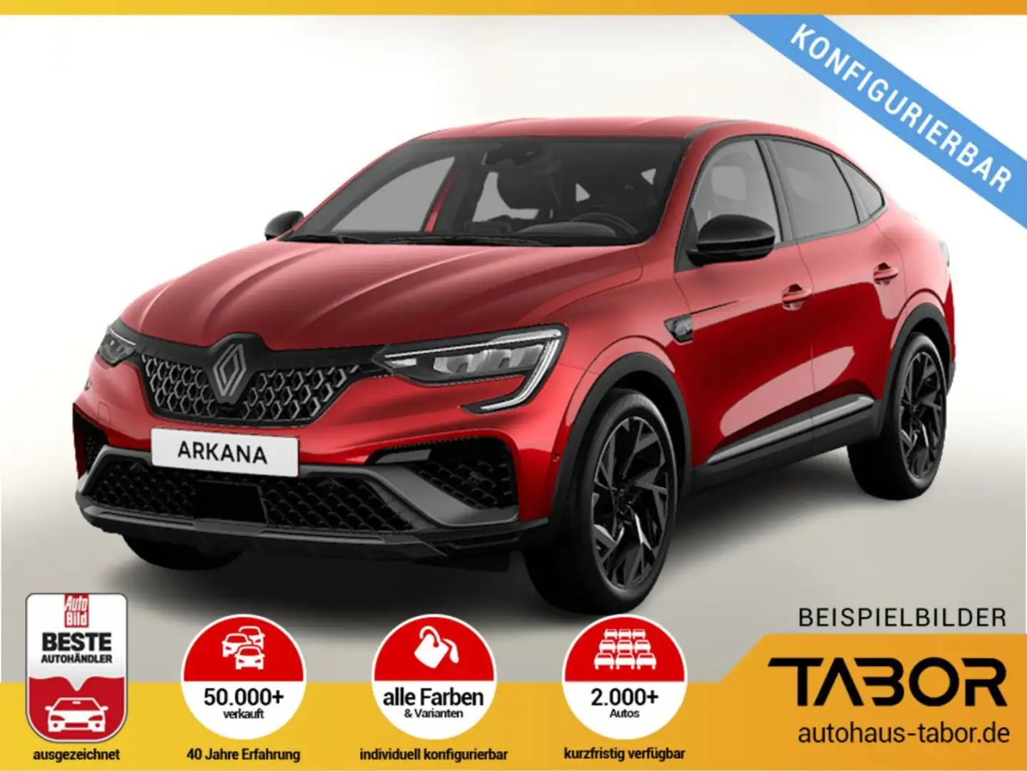 Renault Arkana Esprit Alpine Mild Hybrid 140 EDC Rot - 1