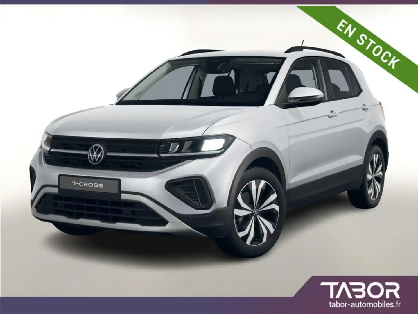 Volkswagen T-Cross 1.0 TSI 115 DSG LED IQDrive Argent - 1