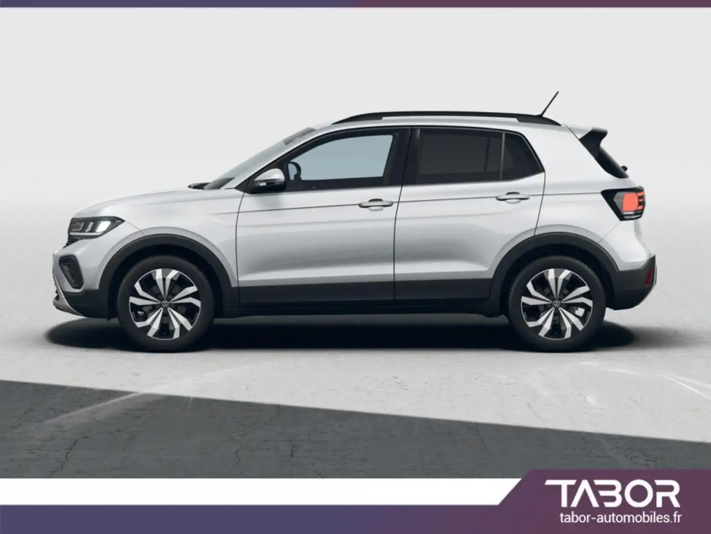 Volkswagen T-Cross 1.0 TSI 115 DSG LED IQDrive Argent - 2