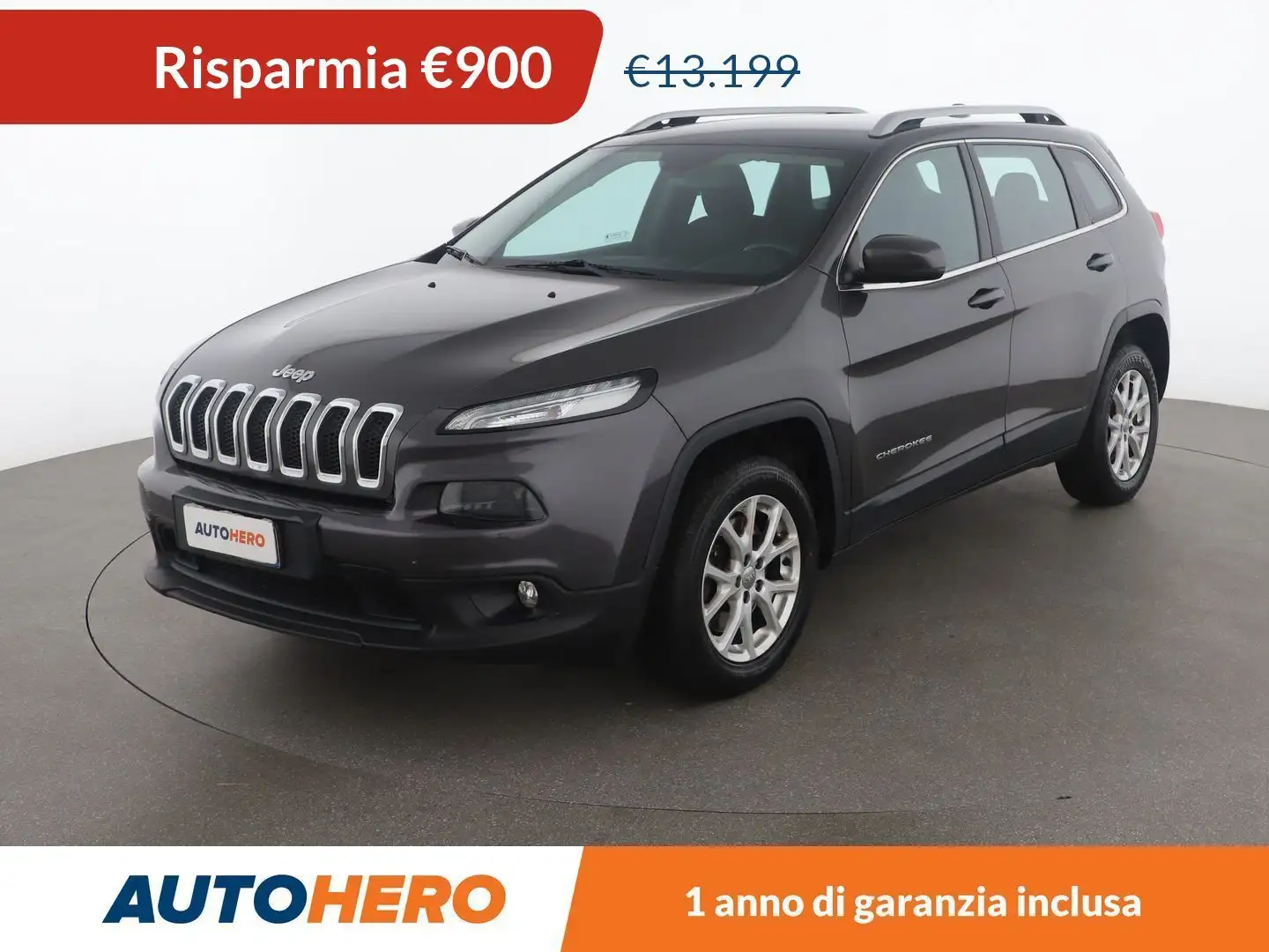 Jeep Cherokee 2.0 M-Jet Longitude 170 CV 4WD Gri - 1