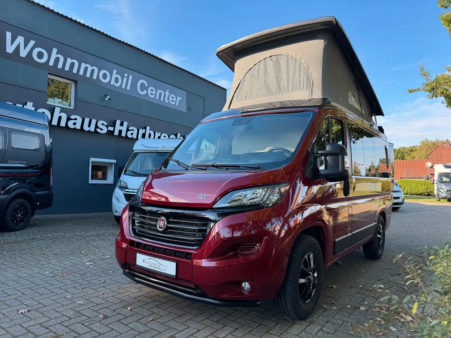 Hymer/Eriba Sydney Aufstelldach-Autom-118 KW-Ahk-Alarm-Leder Rosso - 1
