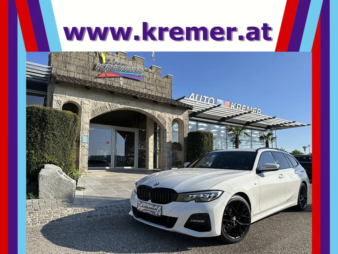 BMW 320 d xDrive Touring Aut./M-PAKET/HUD/RFK/LEDER/SHZ... Weiß - 1