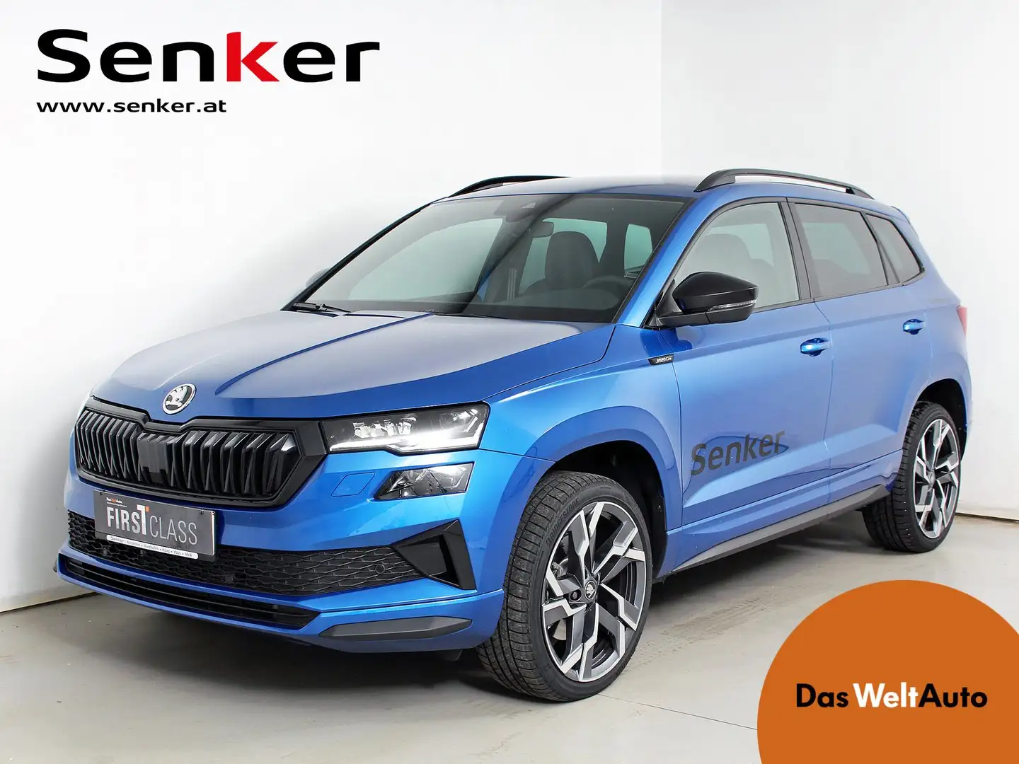 Skoda Karoq Sportline TDI DSG Blau - 1