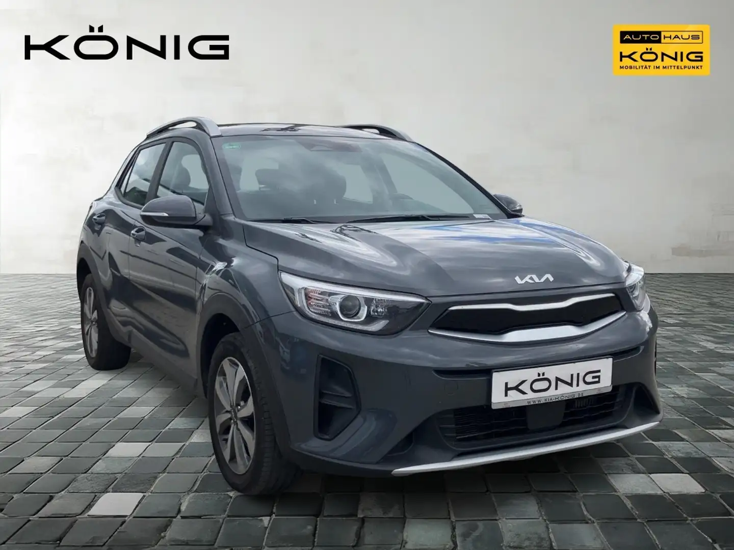 Kia Stonic 1.0T 100 VISION AHK TEMPOMAT Grau - 2
