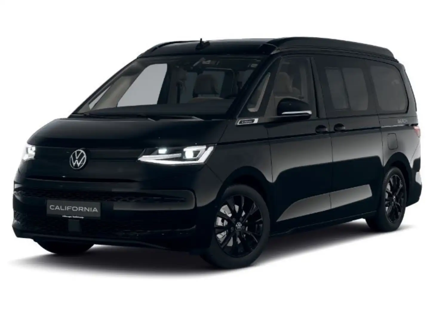 Volkswagen T7 California Beach eHybrid ELEK.TÜR*AHK*CAM Negru - 2