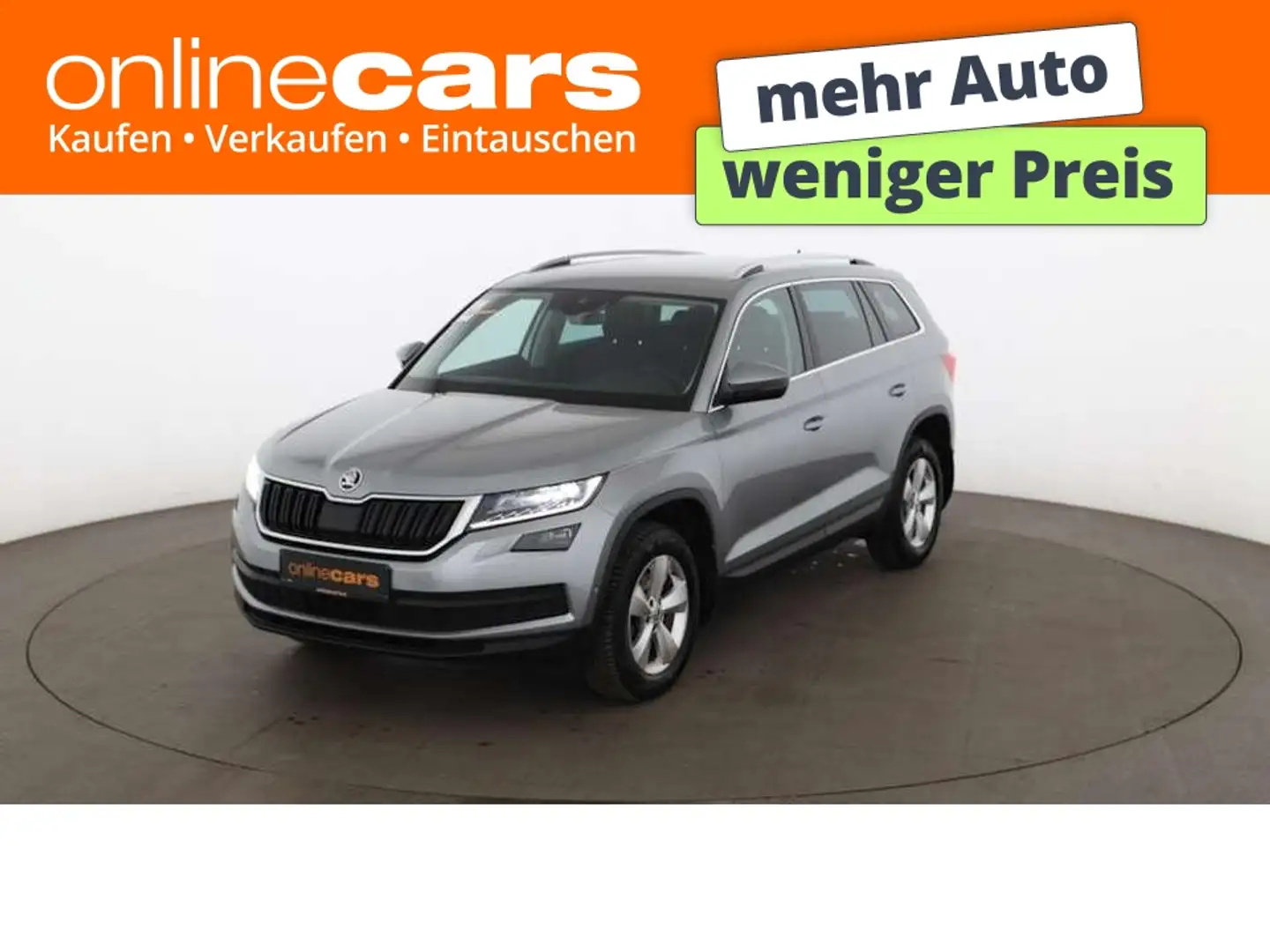 Skoda Kodiaq 2.0 TDI Style Aut 7-SITZER LED STANDHZG Grau - 1