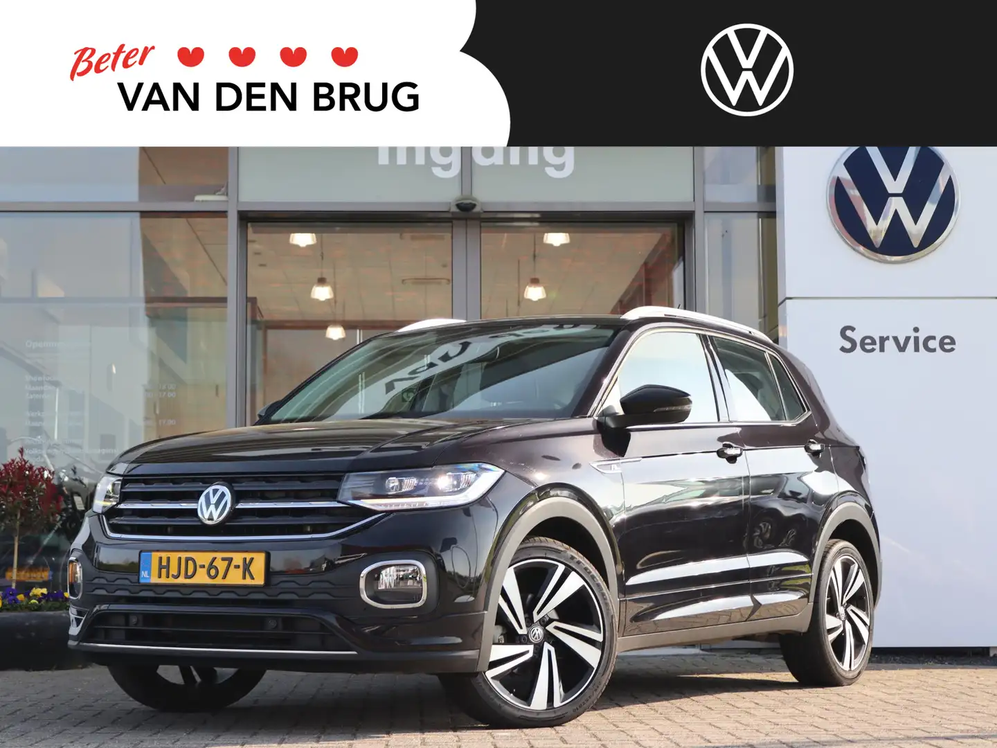 Volkswagen T-Cross 1.0 TSI 115 pk DSG Style Business R | Navigatie | Schwarz - 1