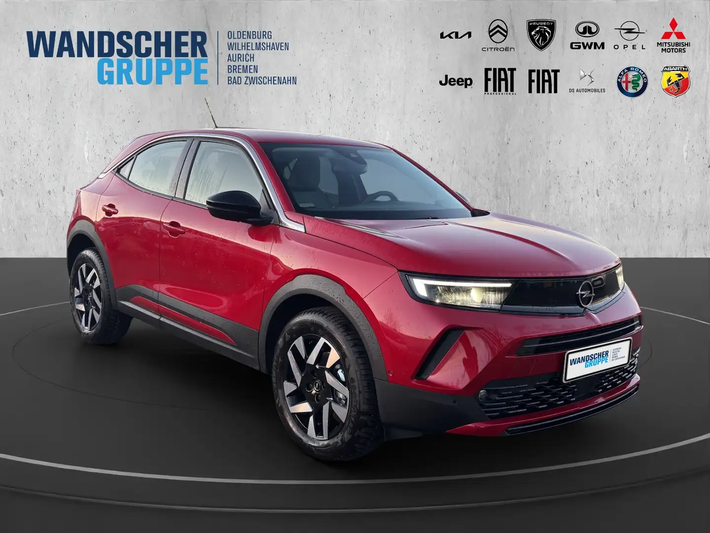 Opel Mokka 1.2 Turbo Elegance +Navi+Kam.+KeyLess+SHZ Rood - 1