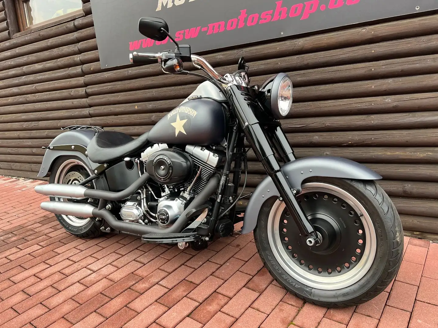 Harley-Davidson FLSTFB Fat Boy Special / Lo *1.HD, 103er, ABS* Серый - 2