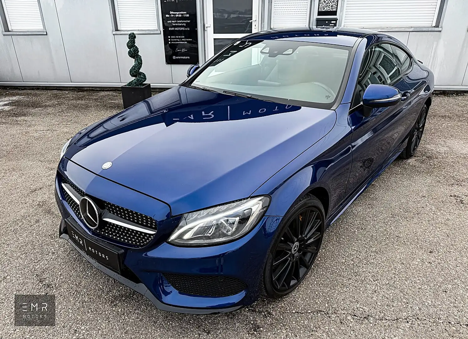 Mercedes-Benz C 250 d Coupe 4Matic Aut. 15.000KM, AMG-LINE, DISTRON... Bleu - 2