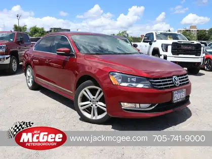 Red 2015 Volkswagen Passat Sedan Automatic