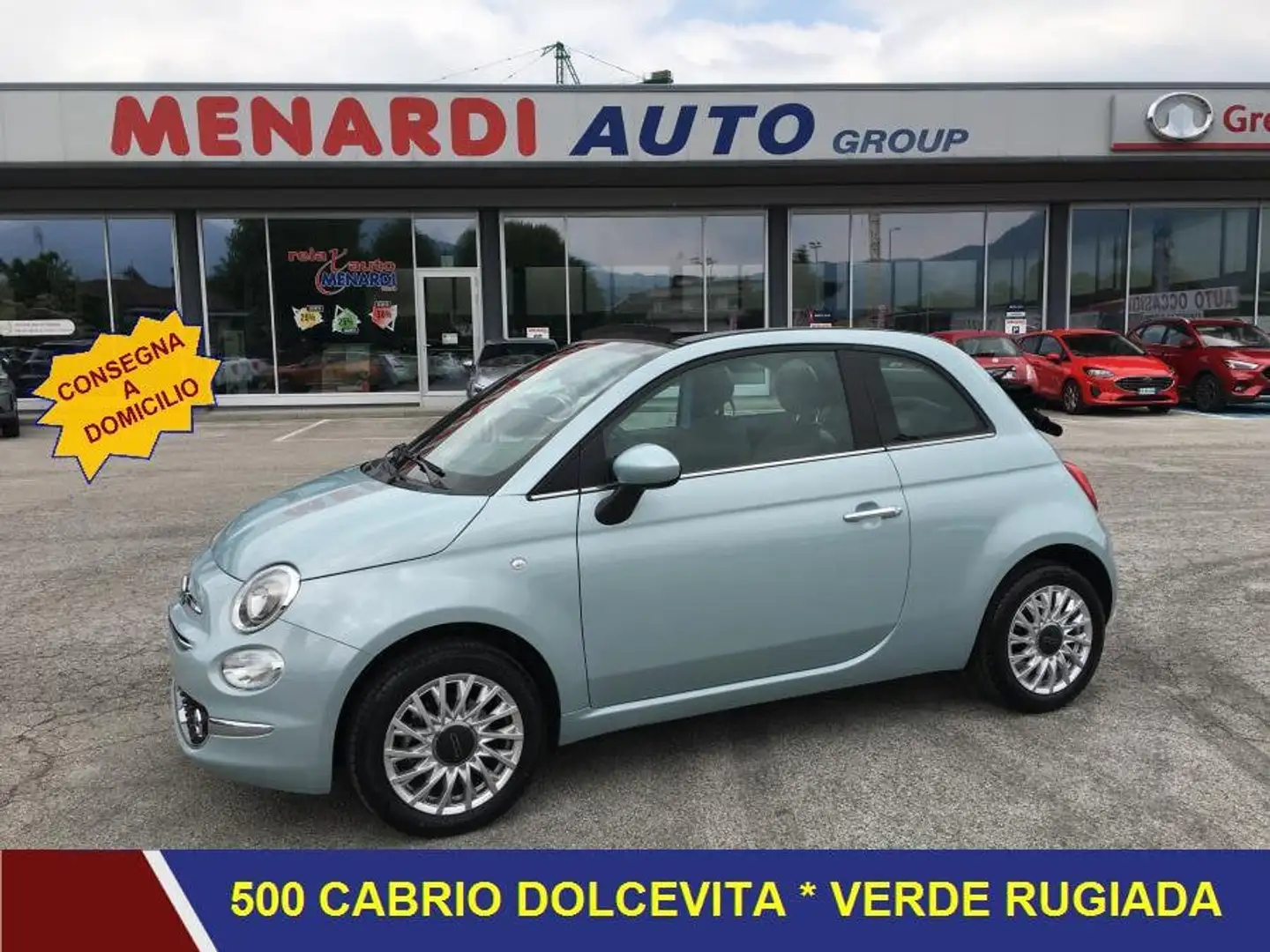Fiat 500C 1.0 Hybrid Dolcevita CABRIO * PARI AL NUOVO Vert - 1