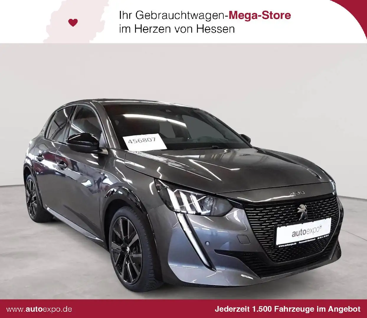 Peugeot 208 208 PureTech 100 EAT8 GT Navi APP SHZ LED Grau - 1