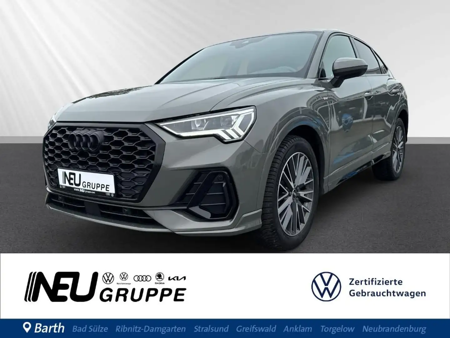Audi Q3 Sportback S line 35 TDI S tronic AHK LED LMF Grau - 1