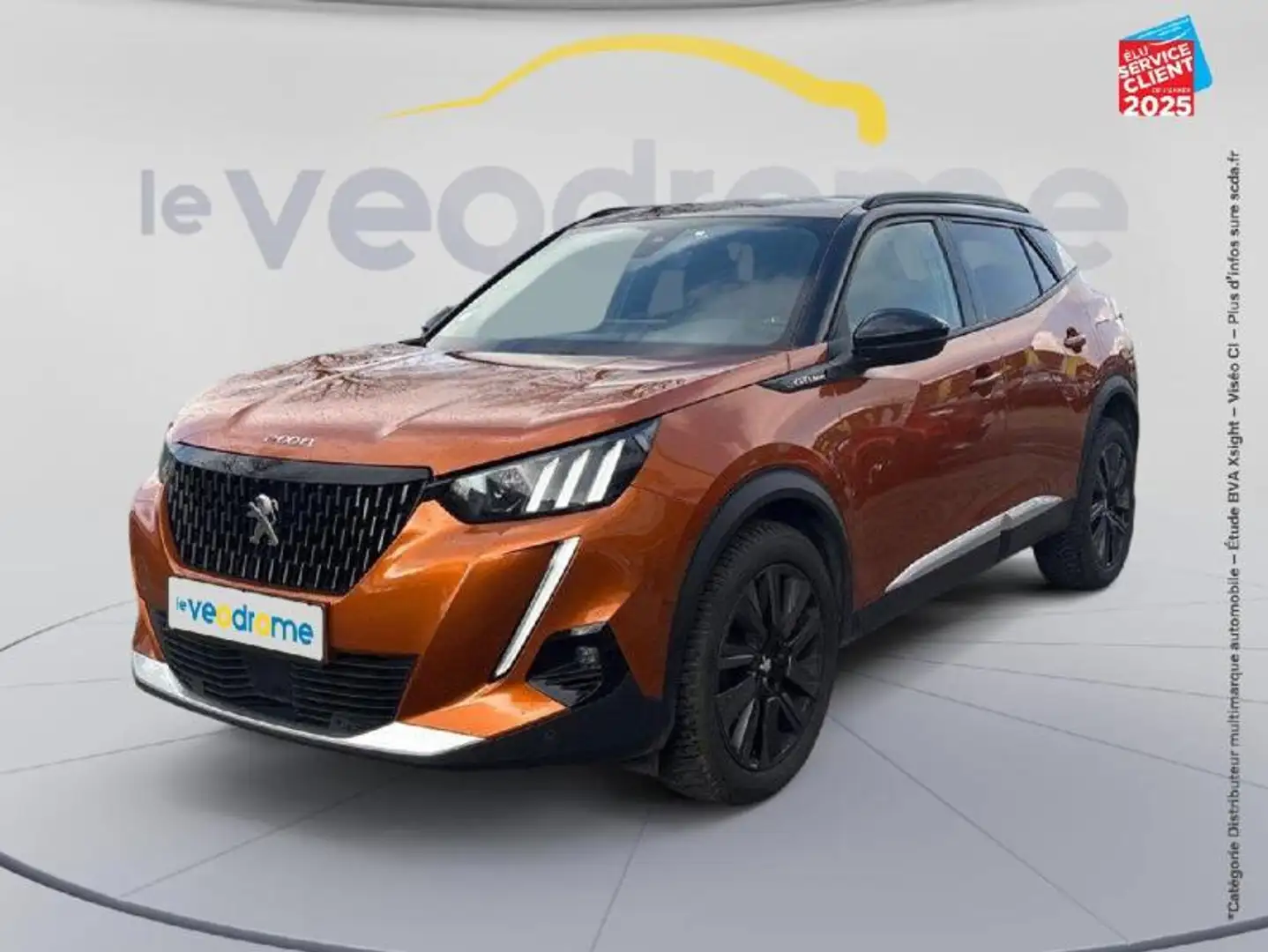 Peugeot 2008 1.5 BlueHDi 100ch S/S GT Line GPS Camera Carplay Orange - 1