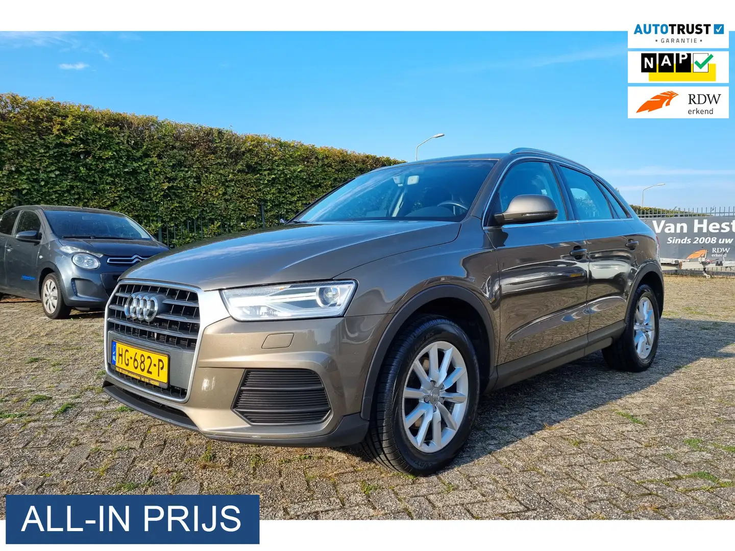 Audi Q3 1.4 TFSI CoD Pro Line 150PK ✅NIEUWE APK ✅TREKHAAK Bruin - 1