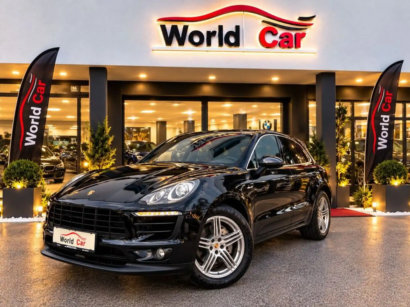 Porsche Macan S Diesel Luftfederung-AHK-Garantie Schwarz - 1