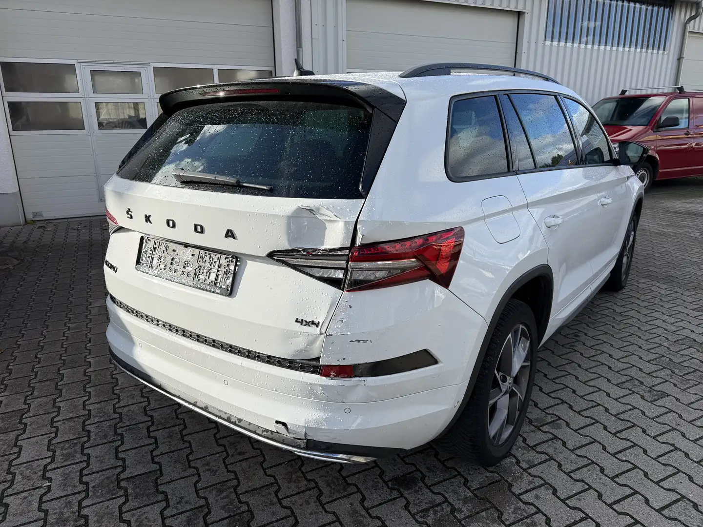 Skoda Kodiaq Sportline 4x4 Blanc - 2