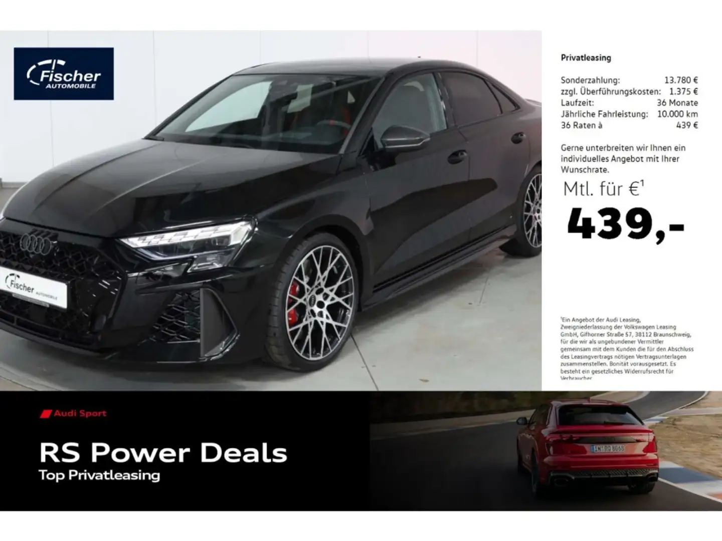 Audi RS3 Limousine TFSI quattro Nero - 1