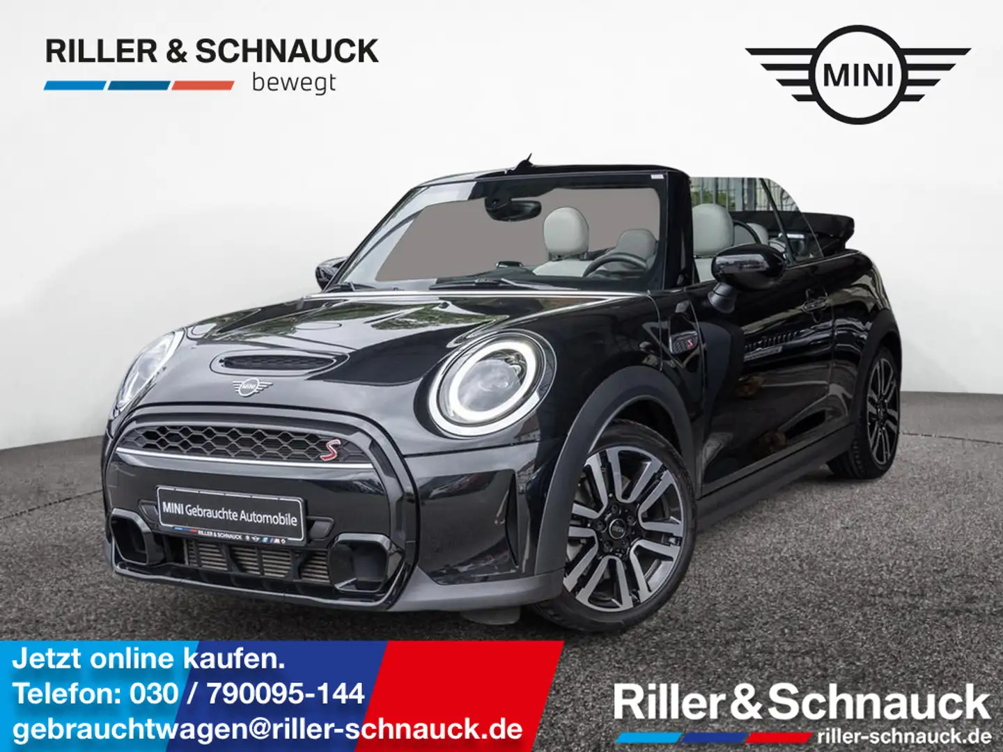 MINI Cooper S Cabrio Yours Trim LED+H/K+LEDER+SHZ+ Schwarz - 1