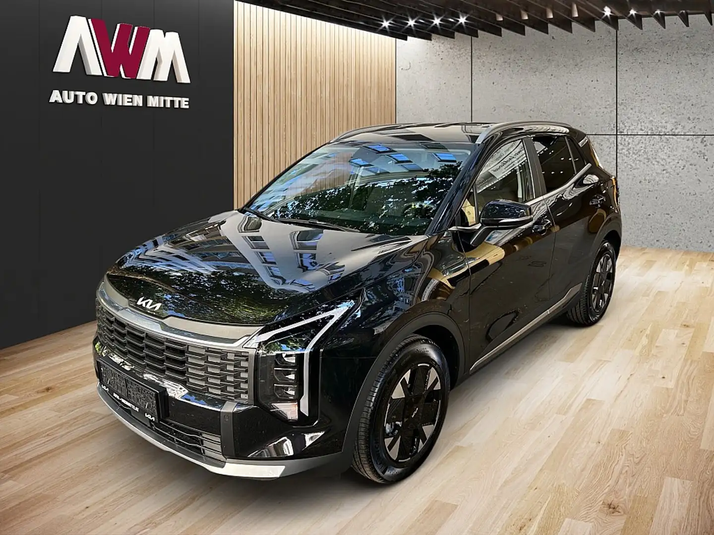 Kia Sportage 1,6 TGDI Silber MY26 NEUES MODELL| AUTO WIEN MITTE Schwarz - 2